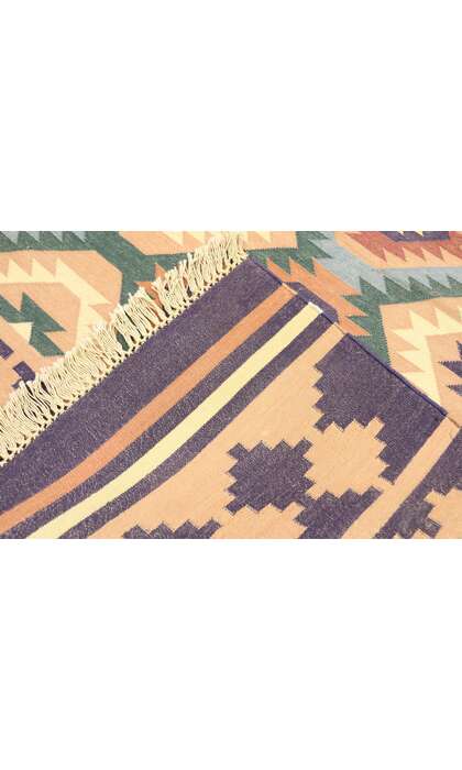 6 x 9 Vintage Afghan Maimana Kilim Rug 77957