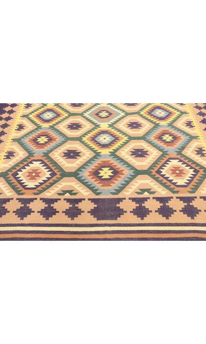 6 x 9 Vintage Afghan Maimana Kilim Rug 77957