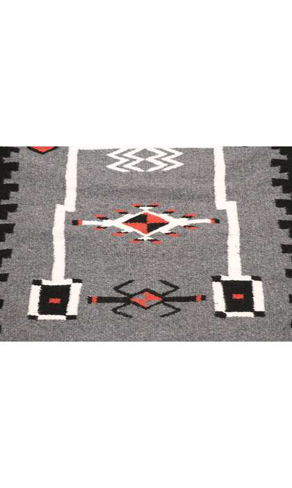 2 x 5 Vintage Storm Navajo Rug 77959