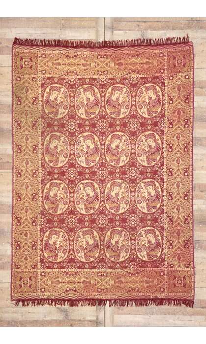 6 x 9 Vintage Persian Tapestry 77960