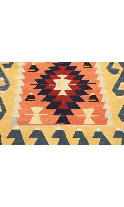 4 x 5 Vintage Persian Shiraz Kilim Rug 77974