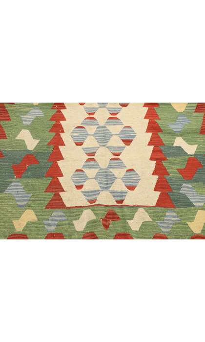 4 x 6 Vintage Persian Shiraz Kilim Rug 77977