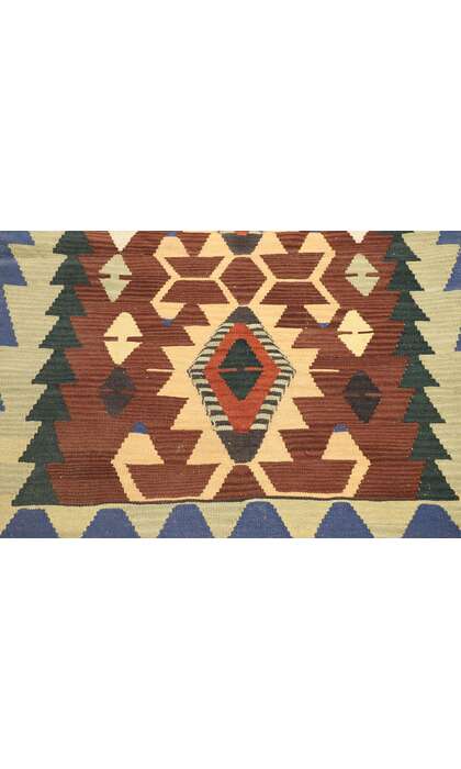 3 x 4 Vintage Persian Shiraz Kilim Rug 77979