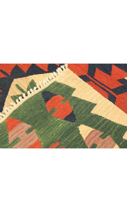 4 x 6 Vintage Persian Shiraz Kilim Rug 77981