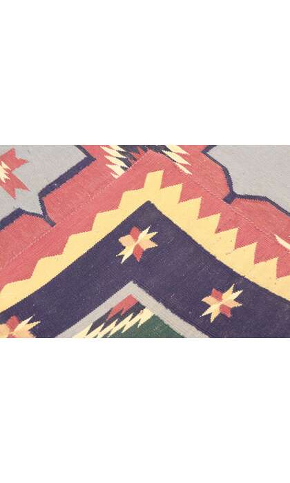 4 x 6 Vintage Maramures Romanian Kilim Rug 77986