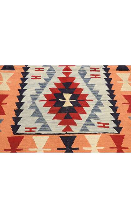 4 x 6 Vintage Persian Shiraz Kilim Rug 77994