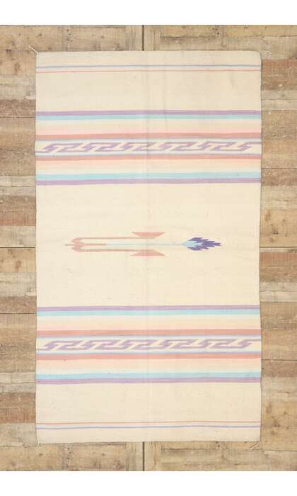 4 x 7 Vintage Navajo Kilim Rug 77999