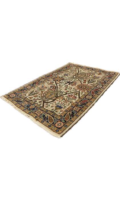 2 x 4 Vintage Persian Tabriz Rug 78004