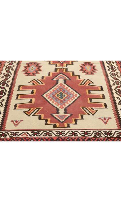 5 x 10 Vintage Turkish Kilim Rug 780055 x 10 Vintage Turkish Kilim Rug 78005