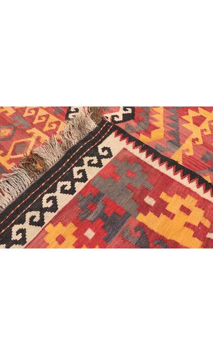 9 x 14 Vintage Afghan Maimana Kilim Rug 78008