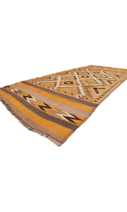 5 x 12 Vintage Afghan Maimana Kilim Rug 78011