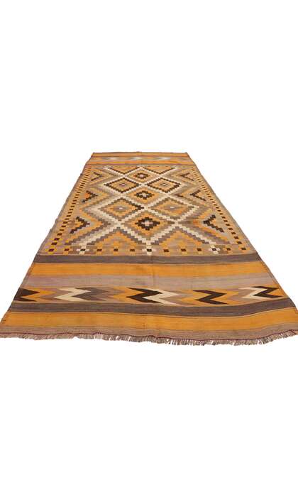 5 x 12 Vintage Afghan Maimana Kilim Rug 78011