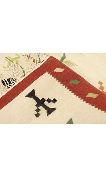 9 x 12 Vintage Romanian Kilim Rug 78014