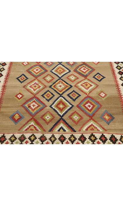 4 x 15 Vintage Turkish Kilim Runner 78016