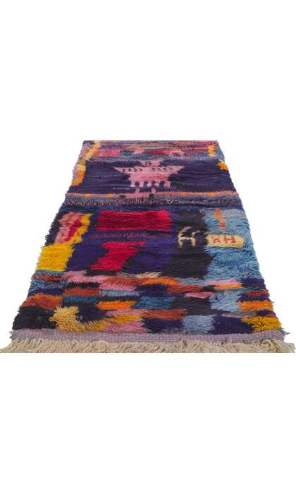 3 x 6 Colorful Moroccan Beni Ourain Rug 21113