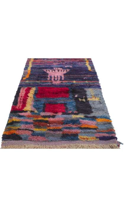 3 x 5 Colorful Abstract Moroccan Rug 21114