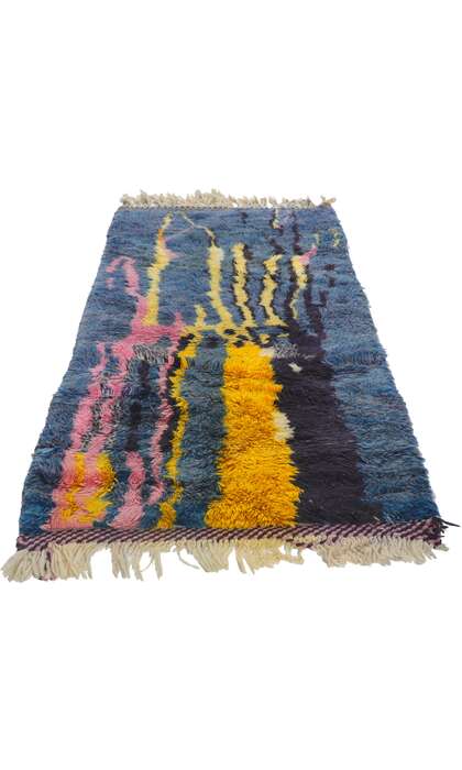 3 x 5 Colorful Abstract Moroccan Rug 21132