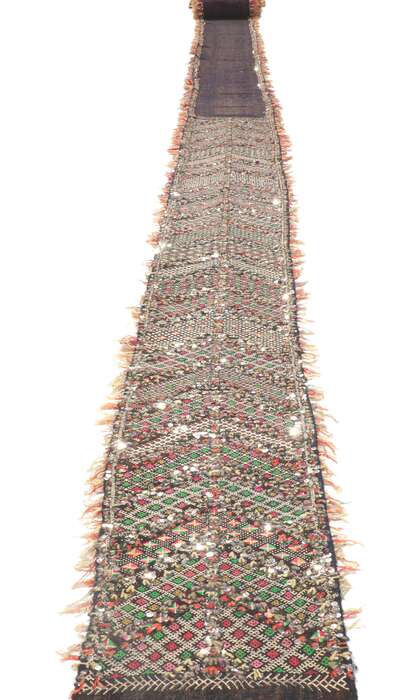 2 x 36 Vintage Moroccan Kilim Runner 21193