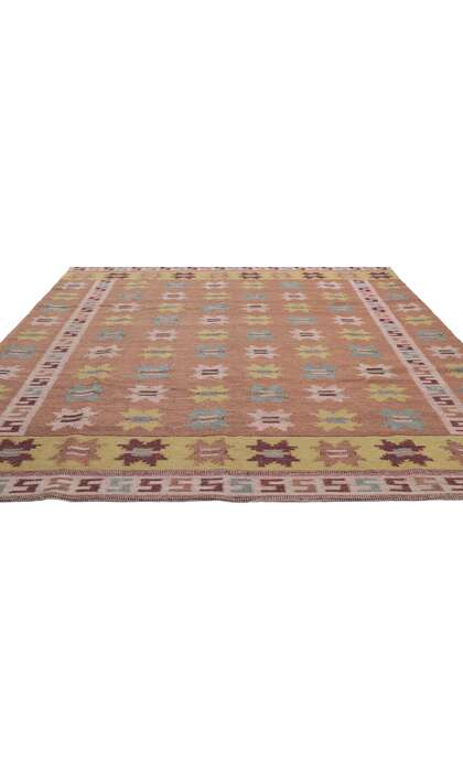 9 x 11 Scandinavian Modern Swedish Inspired Kilim Rug 30679