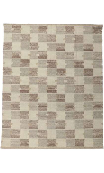 8 x 10 Scandinavian Modern Swedish Inspired Kilim Rug 30683