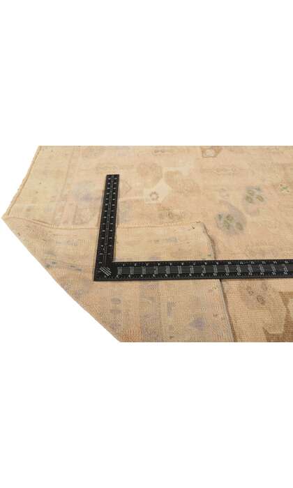 4 x 7 Vintage Turkish Oushak Rug 53689