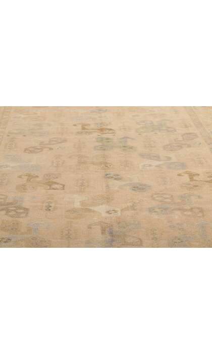 4 x 7 Vintage Turkish Oushak Rug 53689