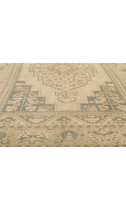 7 x 13 Vintage Turkish Oushak Rug 53691