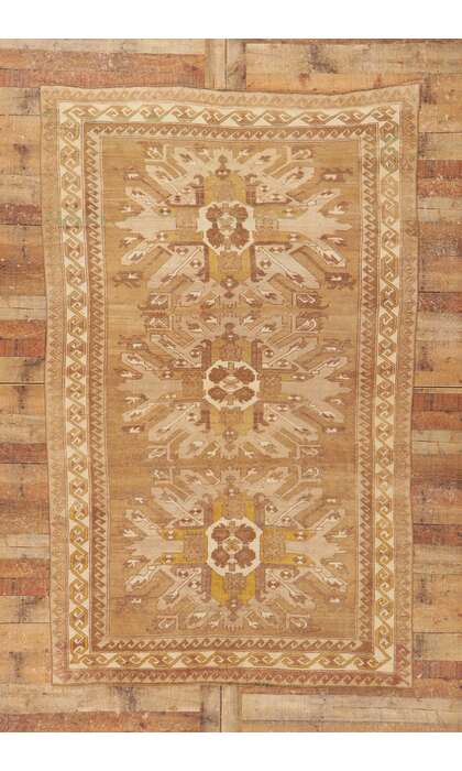 6 x 9 Vintage Turkish Kars Rug 53697
