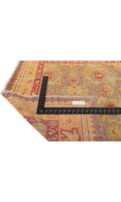 5 x 6 Vintage Turkish Oushak Rug 53722