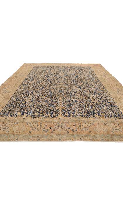 9 x 11 Antique Persian Kerman Rug 53732