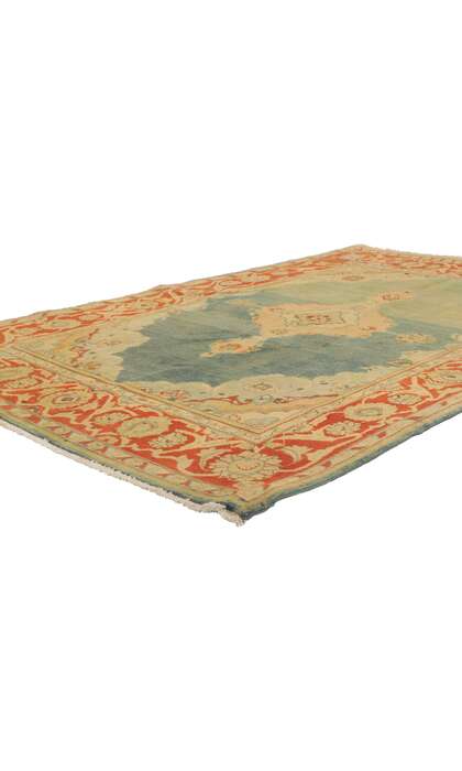 4 x 6 Vintage Persian Tabriz Rug 53733