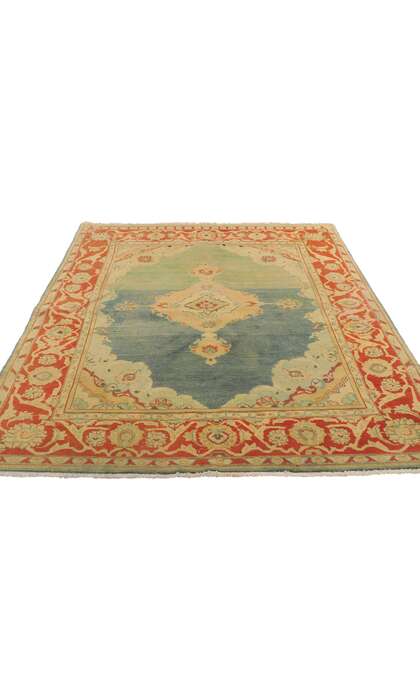 4 x 6 Vintage Persian Tabriz Rug 53733