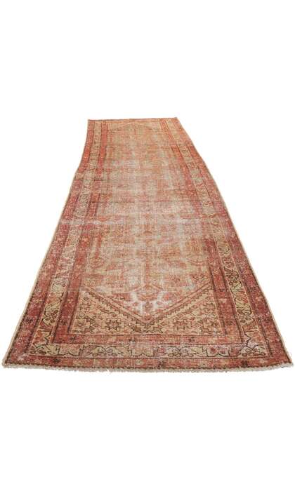 3 x 13 Antique-Worn Persian Malayer Rug 53736