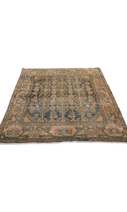 4 x 6 Antique Persian Malayer Rug 53742