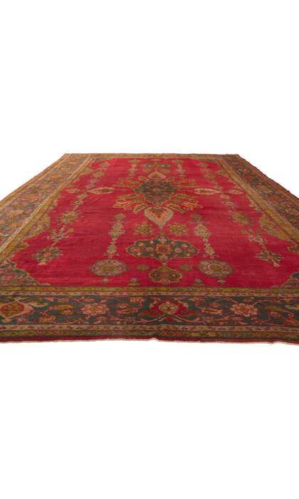 11 x 17 Antique Persian Sultanabad Rug 53766