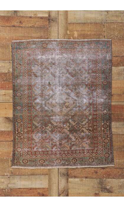 3 x 4 Antique Persian Mahal Rug 60976