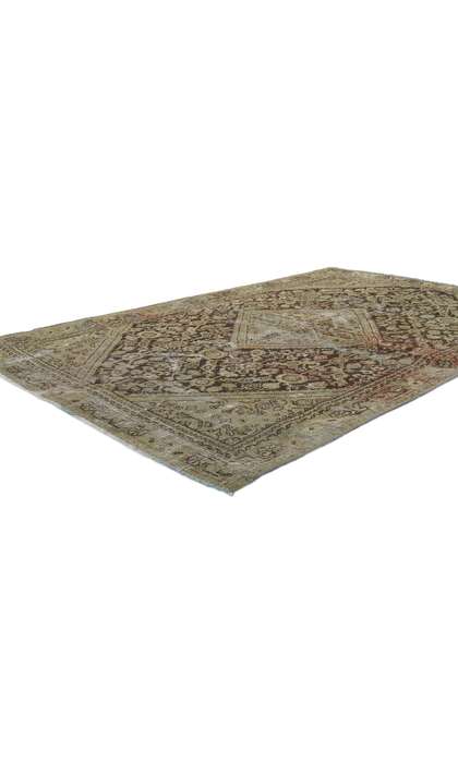 4 x 6 Antique Persian Mahal Rug 60977