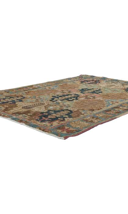 4 x 6 Antique Persian Bakhtiari Rug 60980