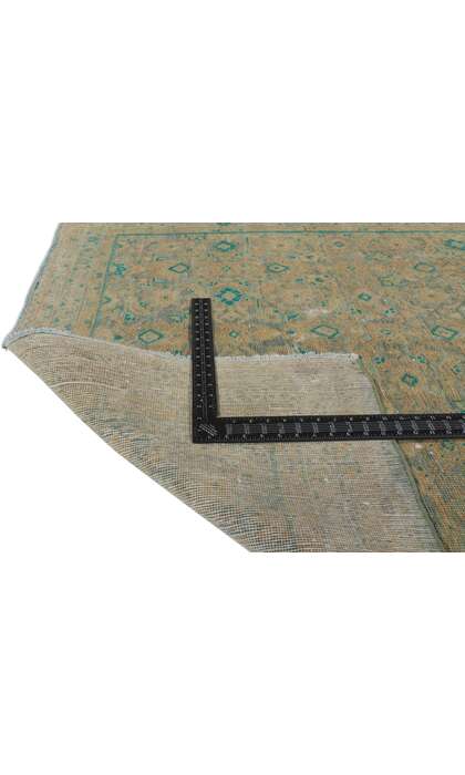 4 x 10 Vintage Persian Tabriz Rug 60985