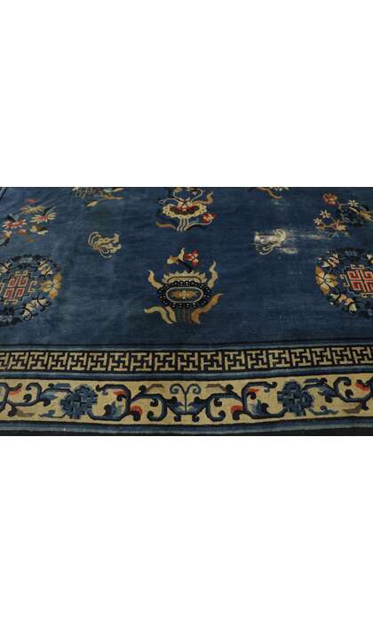 9 x 11 Antique Peking Chinese Rug 77544