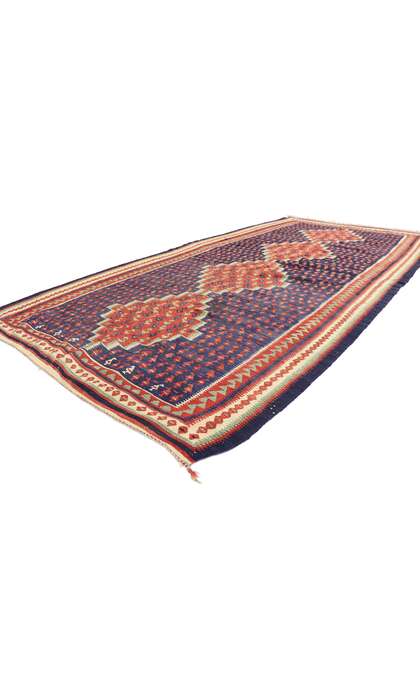 5 x 9 Vintage Persian Bijar Kilim Rug 77940