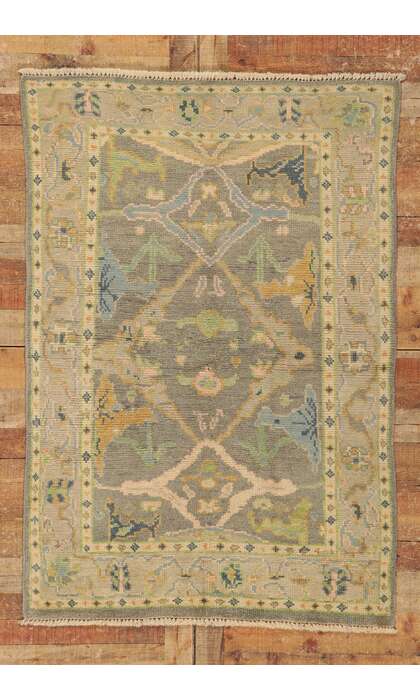 4 x 6 Contemporary Oushak Rug 80682