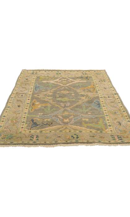 4 x 6 Contemporary Oushak Rug 80682