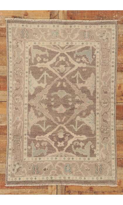4 x 6 Vintage-Inspired Oushak Rug 80685