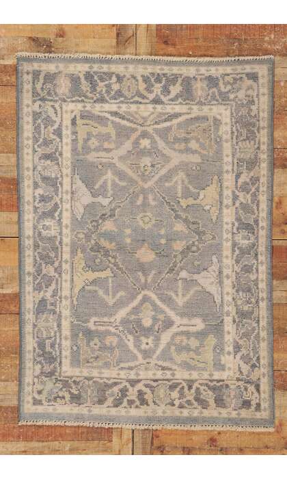 4 x 6 Vintage-Inspired Oushak Rug 80687