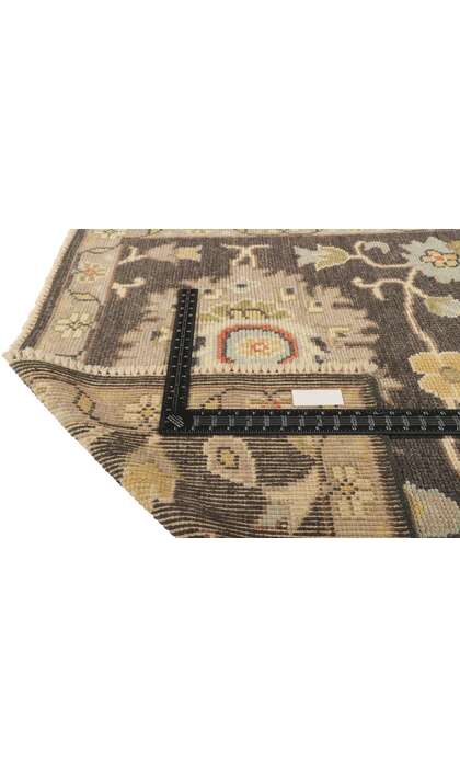 4 x 6 Earth-Tone Oushak Rug 80688