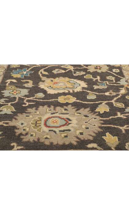 4 x 6 Earth-Tone Oushak Rug 80688