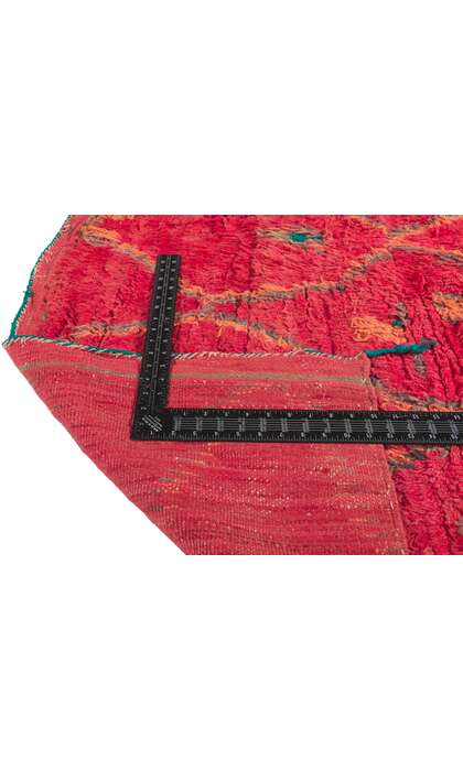 5 x 11 Vintage Red Boujad Moroccan Rug 21294