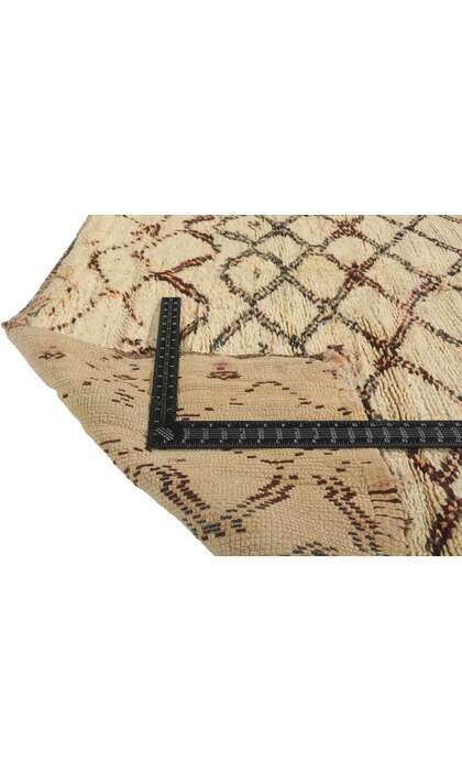 6 x 8 Vintage Moroccan Beni Ourain Rug 21352