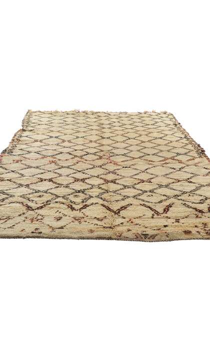 6 x 8 Vintage Moroccan Beni Ourain Rug 21352